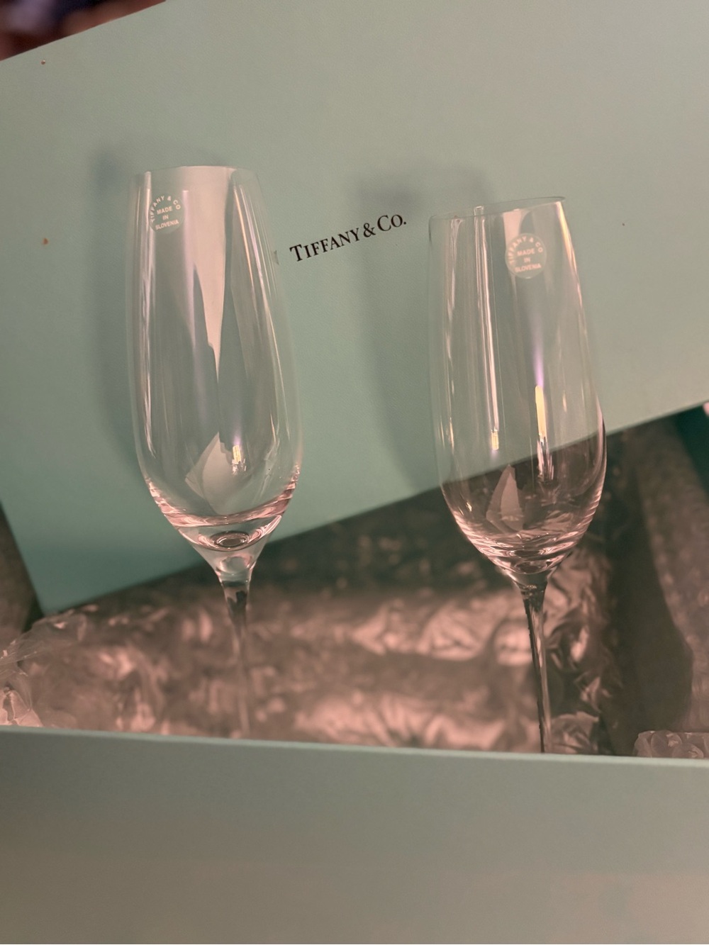Home Essentials Clear Champagne Flutes - Set of 2